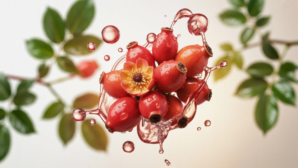 Misk gülü çekirdekleri ve rosehip seed oil doğal formu